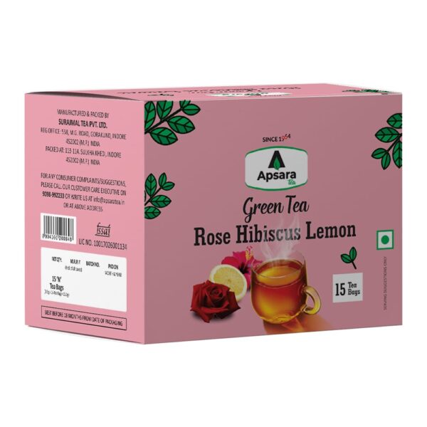 Rose Hibiscus Lemon Green Tea